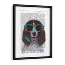 Springer Spaniel Y Gafas De Flores - Fab Funky | Cuadro decorativo de Canvas Lab