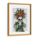 Cráneo Con Rosas Y Bayas. - Fab Funky | Cuadro decorativo de Canvas Lab