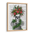 Cráneo Con Rosas Y Bayas. - Fab Funky | Cuadro decorativo de Canvas Lab