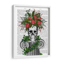 Cráneo Con Rosas Y Bayas. - Fab Funky | Cuadro decorativo de Canvas Lab