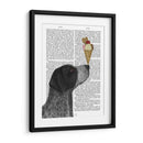 Helado De Puntero De Pelo Corto Alemán, Negro - Fab Funky | Cuadro decorativo de Canvas Lab