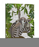 Familia De Lemur En Dosel - Fab Funky | Cuadro decorativo de Canvas Lab