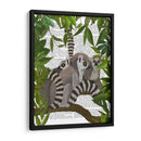 Familia De Lemur En Dosel - Fab Funky | Cuadro decorativo de Canvas Lab
