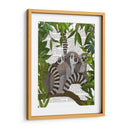 Familia De Lemur En Dosel - Fab Funky | Cuadro decorativo de Canvas Lab