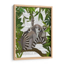 Familia De Lemur En Dosel - Fab Funky | Cuadro decorativo de Canvas Lab