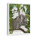 Familia De Lemur En Dosel - Fab Funky | Cuadro decorativo de Canvas Lab