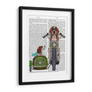 Beagle Chopper Y Sidecar - Fab Funky | Cuadro decorativo de Canvas Lab