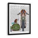 Beagle Chopper Y Sidecar - Fab Funky | Cuadro decorativo de Canvas Lab
