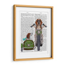 Beagle Chopper Y Sidecar - Fab Funky | Cuadro decorativo de Canvas Lab