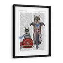 Husky Chopper Y Sidecar - Fab Funky | Cuadro decorativo de Canvas Lab