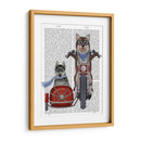 Husky Chopper Y Sidecar - Fab Funky | Cuadro decorativo de Canvas Lab