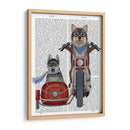 Husky Chopper Y Sidecar - Fab Funky | Cuadro decorativo de Canvas Lab
