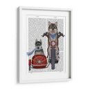 Husky Chopper Y Sidecar - Fab Funky | Cuadro decorativo de Canvas Lab