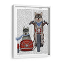 Husky Chopper Y Sidecar - Fab Funky | Cuadro decorativo de Canvas Lab