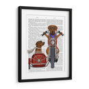 Chopper Rhodesian Ridgeback Y Sidecar - Fab Funky | Cuadro decorativo de Canvas Lab