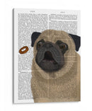 Pug, Catch 1 - Fab Funky | Cuadro decorativo de Canvas Lab