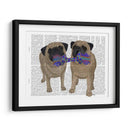 Pugs Y Tela Hueso - Fab Funky | Cuadro decorativo de Canvas Lab