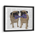 Pugs Y Tela Hueso - Fab Funky | Cuadro decorativo de Canvas Lab