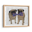 Pugs Y Tela Hueso - Fab Funky | Cuadro decorativo de Canvas Lab