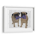 Pugs Y Tela Hueso - Fab Funky | Cuadro decorativo de Canvas Lab