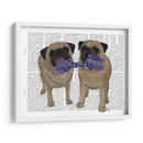 Pugs Y Tela Hueso - Fab Funky | Cuadro decorativo de Canvas Lab