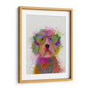 Labradoodle Splash Arco Iris - Fab Funky | Cuadro decorativo de Canvas Lab