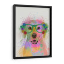 Splash Amarillo De Labrador Arco Iris - Fab Funky | Cuadro decorativo de Canvas Lab
