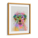 Splash Amarillo De Labrador Arco Iris - Fab Funky | Cuadro decorativo de Canvas Lab