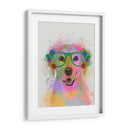 Splash Amarillo De Labrador Arco Iris - Fab Funky | Cuadro decorativo de Canvas Lab