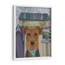Airedale Surf Shack - Fab Funky | Cuadro decorativo de Canvas Lab