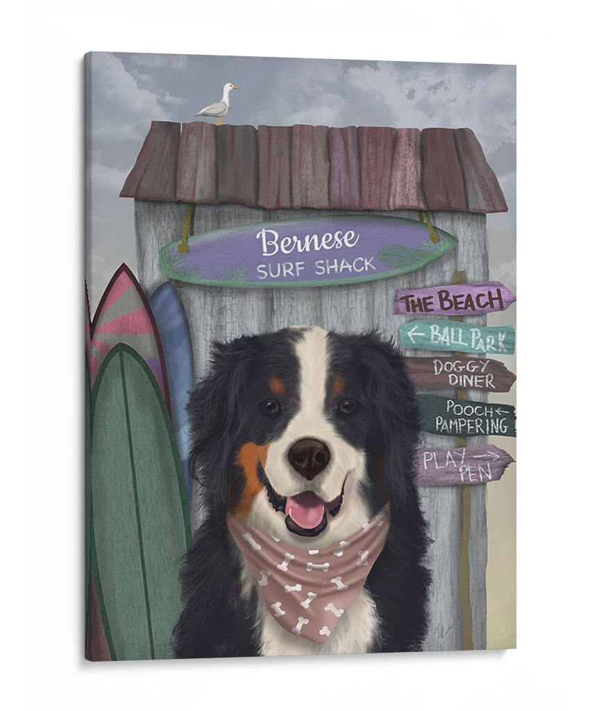 Choza De Surf Bernese - Fab Funky | Cuadro decorativo de Canvas Lab