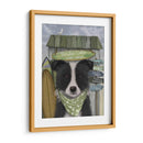 Border Collie, Blanco Y Negro, Shack Surf - Fab Funky | Cuadro decorativo de Canvas Lab