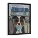 Border Collie, Tricolor, Surf Shack - Fab Funky | Cuadro decorativo de Canvas Lab