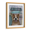 Bulldog Inglés Surf Shack - Fab Funky | Cuadro decorativo de Canvas Lab