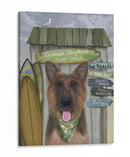 Shepherd Alemán Surf Shack - Fab Funky | Cuadro decorativo de Canvas Lab