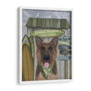 Shepherd Alemán Surf Shack - Fab Funky | Cuadro decorativo de Canvas Lab