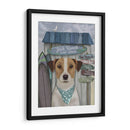 Jack Russell Surf Shack - Fab Funky | Cuadro decorativo de Canvas Lab