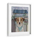 Jack Russell Surf Shack - Fab Funky | Cuadro decorativo de Canvas Lab