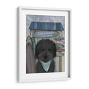 Labradoodle, Negro, Choza De Surf - Fab Funky | Cuadro decorativo de Canvas Lab