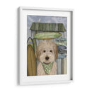 Labradoodle, Crema, Choza De Surf - Fab Funky | Cuadro decorativo de Canvas Lab