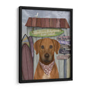 Rhodesian Ridgeback Surf Shack - Fab Funky | Cuadro decorativo de Canvas Lab