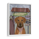 Rhodesian Ridgeback Surf Shack - Fab Funky | Cuadro decorativo de Canvas Lab