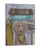 Weimaraner Surf Shack - Fab Funky | Cuadro decorativo de Canvas Lab