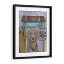 Weimaraner Surf Shack - Fab Funky | Cuadro decorativo de Canvas Lab