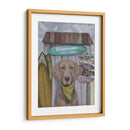 Weimaraner Surf Shack - Fab Funky | Cuadro decorativo de Canvas Lab