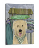 Wheaten Terrier Surf Shack - Fab Funky | Cuadro decorativo de Canvas Lab
