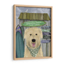 Wheaten Terrier Surf Shack - Fab Funky | Cuadro decorativo de Canvas Lab
