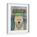 Wheaten Terrier Surf Shack - Fab Funky | Cuadro decorativo de Canvas Lab