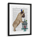Pug Y Birdcage - Fab Funky | Cuadro decorativo de Canvas Lab