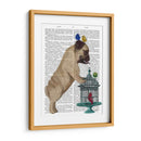 Pug Y Birdcage - Fab Funky | Cuadro decorativo de Canvas Lab